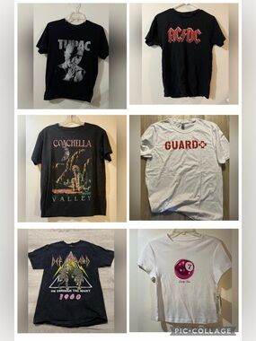 Bundle of 18 Graphic Tees Sz Medium